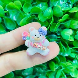 1-6Pcs Cartoon Animal Sheep Turtle Bear Elephant Duck Resin Shoe Charms Decorations for Bands Garden Shoes Button Accessories