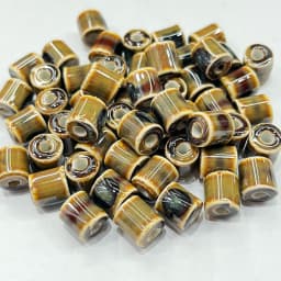 10Pcs 10*9MM Ceramic Cylinder Spacer Loose Beads for Jewelry Bracelet Necklace Accessories DIY