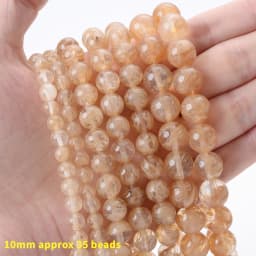 Natural Stone Square Beads Crack Crystals Gem Loose Spacer Cube Beads for Jewelry Making DIY Bracelet Necklace Accessories 6mm