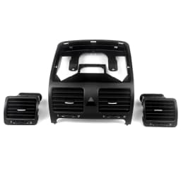Dashboard Central Air Outlet Vent Set Fit For JETTA 2006-2011 MK5 For GOLF 2004-2009 MK5 For Rabbit 2006-2009 Car Accessories