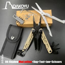 DAKOYU-Multi-functional Swiss Tool with Whistle, Outdoor Pliers, DKShadow Available In Multiple Colors, Outdoor Camping Equipmen