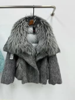 OFTBUY Luxury Short Big Fox Fur Goose Down Coat Female Natural Fur Puffer Jacket New Autumn Winter Thickened Warm Clothes Women