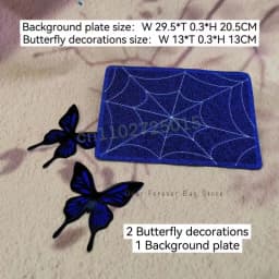 Labyrinth Butterfly Spider Web Letter Chain Handbags DIY Transparent Ita Bag Y2K Lolita Gothic Tote Vintage Fashion Shoulder Bag