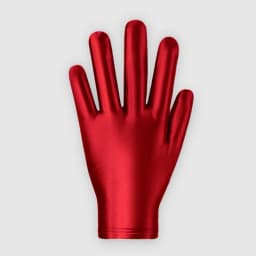 Solid Thin Oil Glossy Connected Finger Gloves Cosplay Sexy Gloves Shiny Role-playing Dress Gloves Jewelry Display Short Gloves
