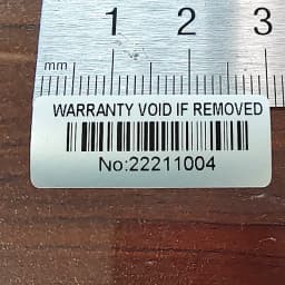 100pcs Serial Number Warranty Seal BAR-CODE Security Label Box Safety Sticker VOID Left Removal Proof Tamper Evident Cover