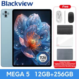 【World premiere】Blackview MEGA 5 AI Tablet 12.2" 2.4K 120Hz Display 12GB 256GB 10000mAh 55W Charging 4G Android 16 PC Pad