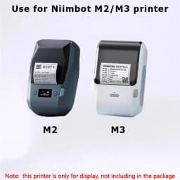NIIMBOT M2 M3 Carbon Ribbon Laser Silver Matte Silver Thermal Transfer Sticker Outdoor Waterproof Network Organizer Tag