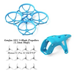 BETAFPV Meteor75 Pro II Canopy II for O4 Air Unit and Brushless Whoop Frame, Gemfan 1811 3-Blade Propellers Parts and Spares