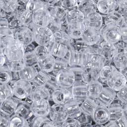 100pcs 200pcs 6x9mm Pony Beads Acrylic Large Hole Barrel Beads Solid Color Loose Spacer Beads DIY Handmade Beading Accessories
