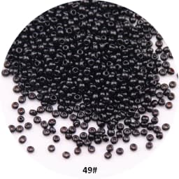 5g 1.5-4mm Transparent Cezch Silver Line Glass Beads 15/0 12/0 8/0 Spacer Seed Beads for Jewelry Making DIY Sewing Accessories