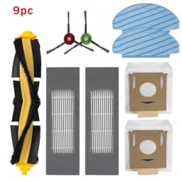 Vacuum Cleaner Spare Parts for ECOVACS Deebot OZMO T8/T8 Max/T8 AIVI/T9+/N8 Pro/N10 Plus Main Brush HEPA Filter Dust Bag