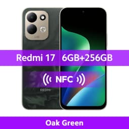New Xiaomi Redmi 17 4G Smartphone Global Version 6.9" Display 120Hz 7500mAh 45W Turbo Charging 50MP Camera MTK Helio G91-Ultra C