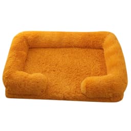 Dog Bed Dog Plush Pet Bed Winter Thickened Pad Dog Sleeping Bed Sofa Removable Pad Dog Small Large Dog Square Kennel