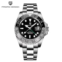 New 1662 PAGANI DESIGN GMT Automatic Watch 40mm Men's Wristwatch Top Brand 100M Waterproof Mechanical Wristwatches for Men Cloc
