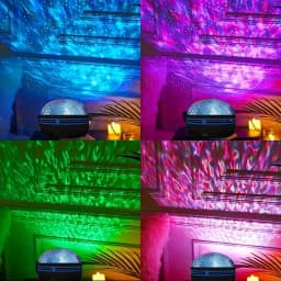 Magical USB LED Starry Sky Light Projector Night Lights Room Decoration Christmas Remote Control 7-Color Pattern LED Star Lamp