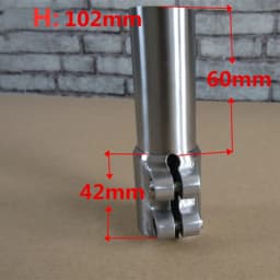 CNC Bicycle Accessories Titanium MTB Road Bike Fork Stem Rise 102mm Handlebar Raise Adapter Cycling Fork Head Tube Heightene