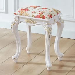 European American Style Dressing Stools Makeup Stool Soft Small Square Ottomans Household Chairs Princess Bedroom Nail Stools