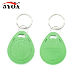 100pcs T5577 EM4305 RFID 125khz Key Keyfobs Copy Rewritable Writable Rewrite Duplicate Proximity ID Token Ring Blank Access