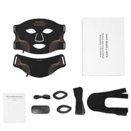 7 Color LED Face Mask with Neck Wireless Portable Red Light Therapy for Anti-Aging, Wrinkles, Skin Rejuvenation, Home Use