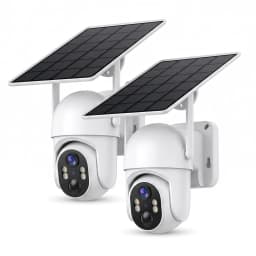 4G LTE Cellular Solar Surveillance Camouflage Security Camera – 2K HD Video 360° View,No WiFi, Remote APP Controlled,Waterproof,MotionActivated, NightVision, 4G Data Card Included