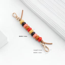 Beaded Decorative Chain Strap For Longchamp Bag Purse Colorful Handhold Destructive Modification shoulder Straps Bag Accessories