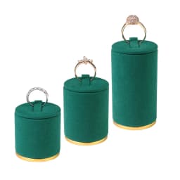 Cylindrical Jewelry Display Props Necklace Pendant Display Stand Rings Earring Storage Rack Store Counter Jewelry Organizer