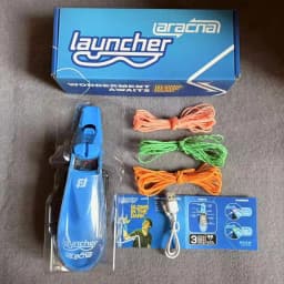 Night Glow Rope Launcher Wristband Automatic Recoil Flying String Shooter Interactive Entertainment For Kids And Pets Ideal