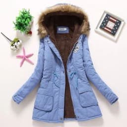 Spring Autumn Winter Jacket Women 2025 Thick Warm Hooded Parka Mujer Cotton Padded Coat 3XL Casual Slim Jacket Female