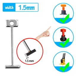 50-200pcs Replacement Steel Needles for Ceramic Tile Leveling System Clips Wedges Spacers Floor Tile Laying Construction Tools