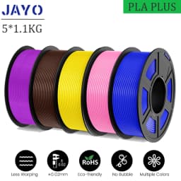 JAYO PLA Plus 3D Printer Filament 5 Rolls Filament PLA PLUS 23 Colors 1.75mm FDM 3D Printer Materials Support Free Combination