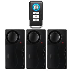 New 110dB Door And Window Vibration Alarm Wireless Anti-Theft Alarm With Remote Control Home Bicycle Security Burglar Alarm