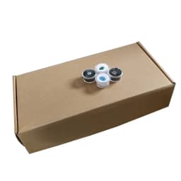 200Pcs Transparent Diamond Storage Box Round Gem Stone Display Case Loose Diamond Beads Piercing Jewelry Showcase Nail Art Boxes