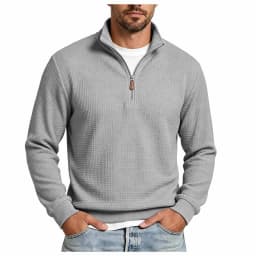 Men's Retro Crew Neck Loose Pullover Sweatshirt Casual Loose Classic Comfortable Top. Mens Sweatshirt with Pocket