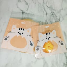 Flower Dot Bow Plastic Bag Wedding Birthday Cookie Candy Gift Packaging Bags OPP Self Adhesive Party Favors Decoration 14x14cm