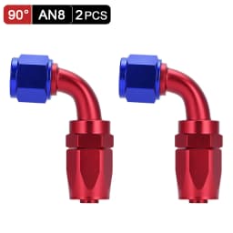 AN6 AN8 AN10 Straight 45 90 180 Degree Oil Fuel Swivel Hose End Fitting Oil Hose End Adaptor Kit Black