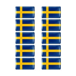 10pcs Epoxy Italy Flags Sticker Car Interior Decoration Decal for Fiat 500 Abarth Punto Panda Tipo Bravo Stilo Coupe Doblo Badge