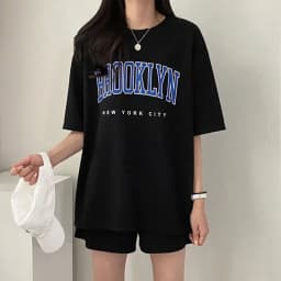 Women's Tracksuit Short Sets Sportswear Solid Print Shorts Sleeve Blouse Shorts Tracksuits Female Summer Casual Two Piece Sets