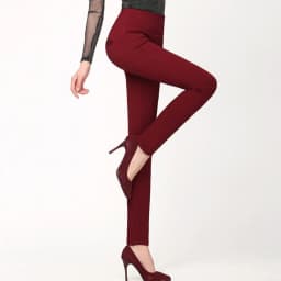 Were Thin Elastic Stretch Pants Large Size Elastic High Waist Trousers