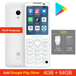 Qin F21 Pro Smart Touch Screen Wifi +2.8 Inch 3GB + 32GB / 4GB 64GB Bluetooth 5.0 480*640 Global Verison Play Store duoqin Ai