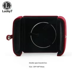 Double Open Button Jewelry Box Valentine's Day Birthday Surprise Gift Ring Pendant Stud Necklace Box Jewelry Boxes and Packaging