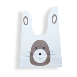 10/20pcs Cute Rabbit Ear Bags Plastic Cookie Candy Gift Bags For Easter Party Biscuits Snack Baking Packing Supplies Kids Gifts