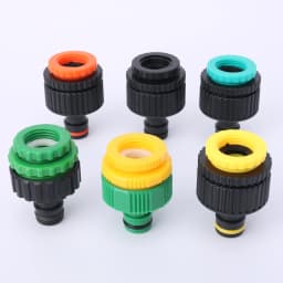 1/2“ 3/4" 1 Inch Thread Quick Connector Garden Irrigation Hose Quick Coupling Plastic Watering Pipe Quick Connector Fittings