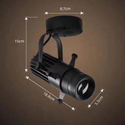 Ceiling Light Adjustable Aperture Variable Mode COB Spotlight LED Stage Lighting, Bars, Restaurants, Shops AC90V-265V