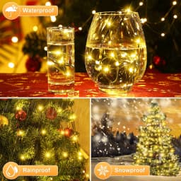 3M LED Cluster Firecracker String Lights 8 Modes Fairy Lights For Christmas Tree Wedding Garden Party Holiday Decoration Lamp
