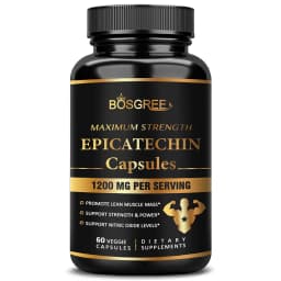 Epicatechin Capsules - Protein Synthesis, Athletic Ability, Strength, and Lean Muscle Support - Carnosine Inhibitors Supplements