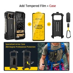 Ulefone Armor 27 4G Rugged Smartphone 64MP Night Vision+50MP+50MP 10600mAh 24GB+256GB Android 15 6.78" 120Hz NFC Global Version