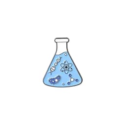 Science Chemistry Beaker Element Brooch Enamel Pin Molecular DNA Structure Equation Brooch Lapel Badge Cartoon Jewelry Accessory