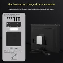 Genmachine AMD Ryzen 7 7840HS MINI PC 8 Core 16 Thread 3.6-5.1GHz 75W Windows 11 LPDDR5 32G 6400Mhz WIFI6 BT5.2 pc game