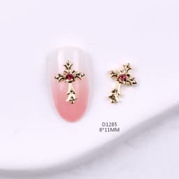 10pcs Nail Art Alloy Rhinestones Decorations Moon Magic Wand Various Shape Nail Charms Jewelry Luxury Shiny Strass Accessories