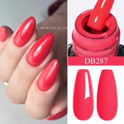 Mtssii Reflective Glitter Gel Pink Sparkling Sequins Gel Nail Polish Soak Off UV Nail Gel Semi-permanent Nail Art Decoration